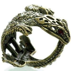 Chico's Lizard Hinged Cuff Bracelet - LIMITED!